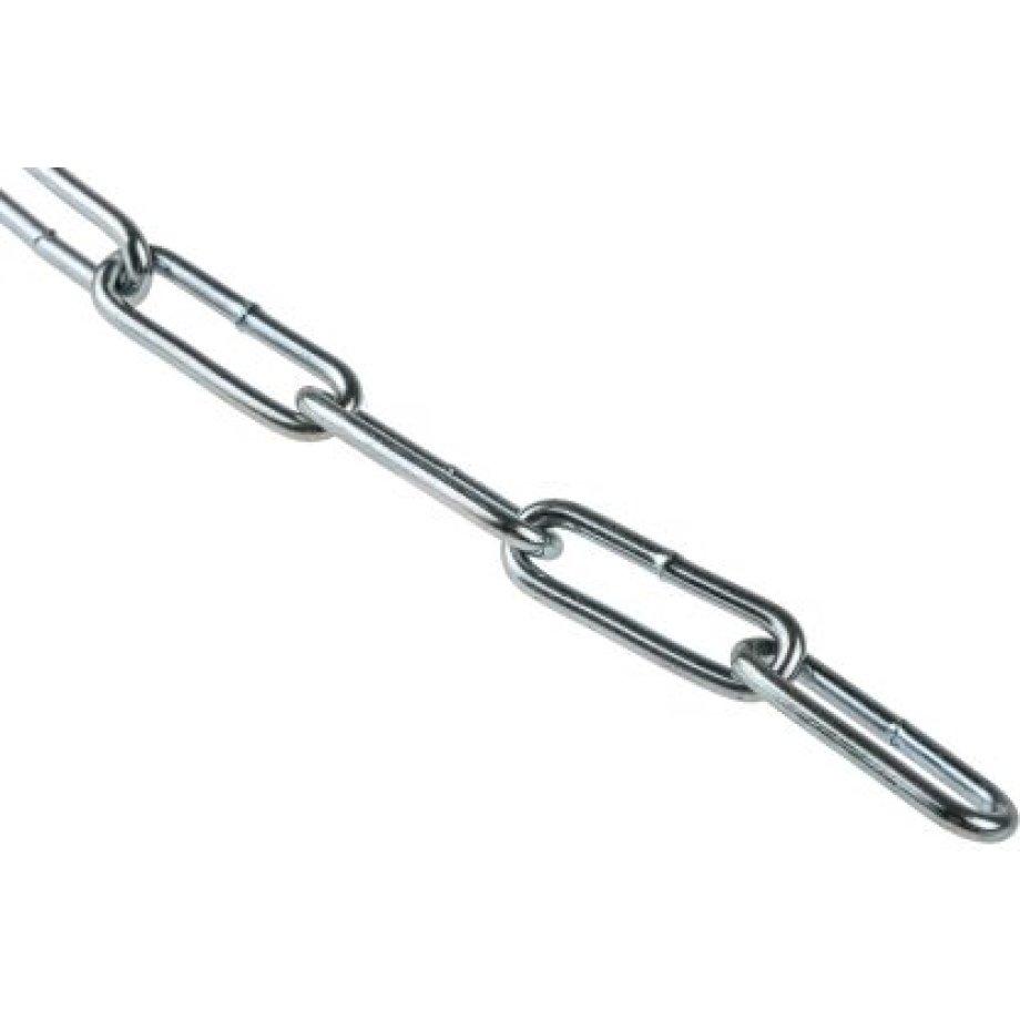 RS PRO Zinc Plated Steel Chain, 10m Length, 30 kg Lifting Load