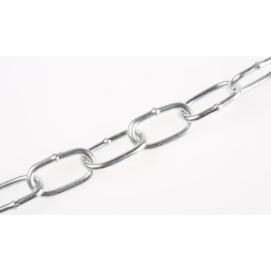 RS PRO Zinc Plated Steel Chain, 10m Length, 50 kg Lifting Load