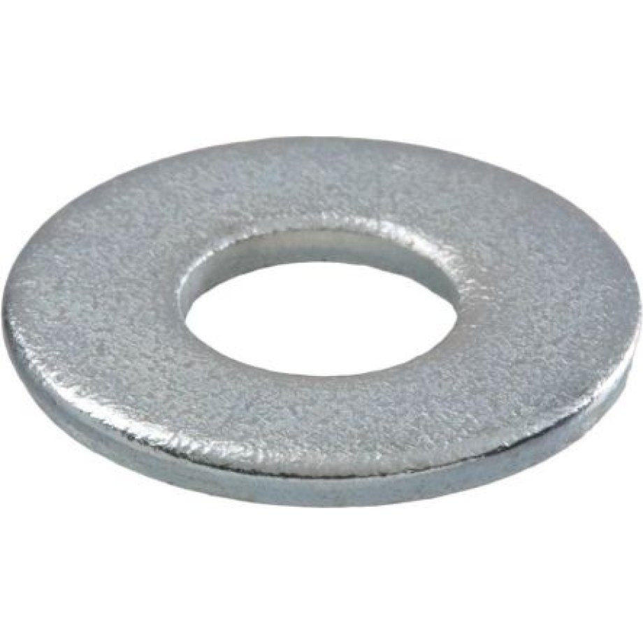 Galvanised Steel Plain Washers, 1in