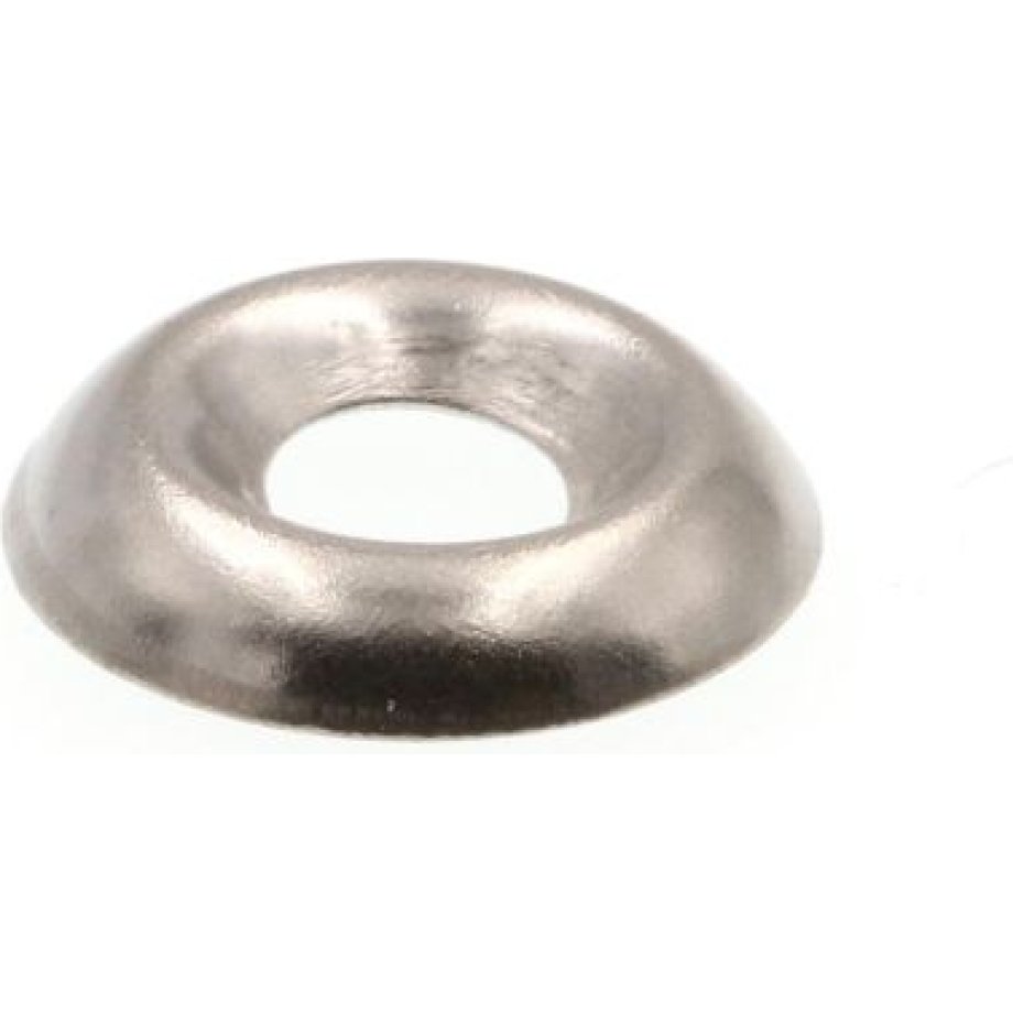 Nickel Plated Steel Countersunk Countersunk Washer, 8in