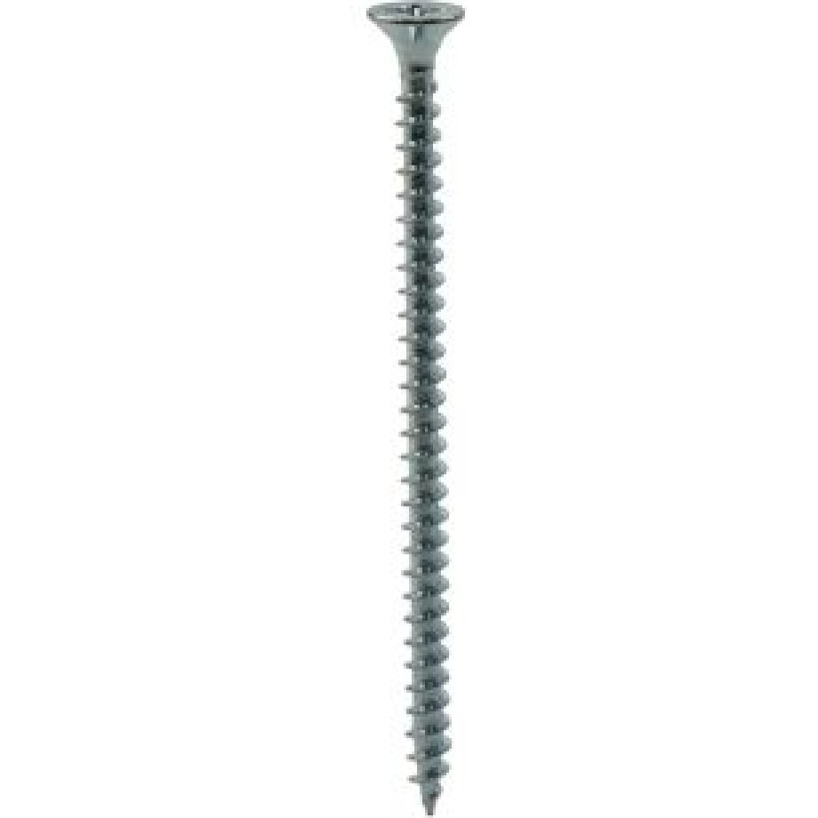 RS PRO Countersunk Steel Wood Screw, Bright Zinc Plated